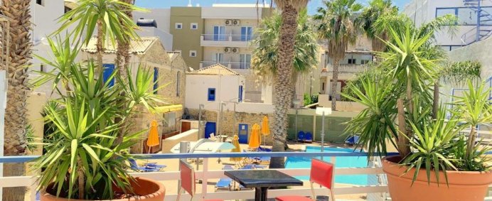 Hotel KASSAVETIS CENTER - Hotel STUDIOS & APARTMENTS 3* - Creta (Hersonissos), Grecia. (PET FRIENDLY) - Photo 2